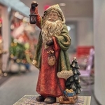 33" Old World Santa w/Lantern 33" Old World Santa w/Lantern