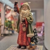 33" Old World Santa w/Lantern