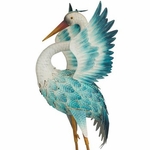 34" Blue Crane - Wings Up 34" Blue Crane - Wings Up