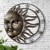 35" Sun & Stars Wall Decor