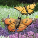 36" Assorted Butterfly Stakes (Set of 2)