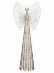 36" Contempo Silver Angel Decor