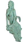 36" Mermaid Figurehead Wall Decor - Shipwreck Finish