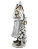 36" Old World Santa Statue w/Tree & Bag of Gifts