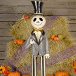 36" Skeleton Boy w/Spiderweb Umbrella 36" Skeleton Boy w/Spiderweb Umbrella