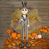 36" Skeleton Boy w/Spiderweb Umbrella