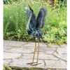 38" Seablue Crane Bird Decor - UP