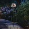 38" Solar Shadow Lamp Stand Decor
