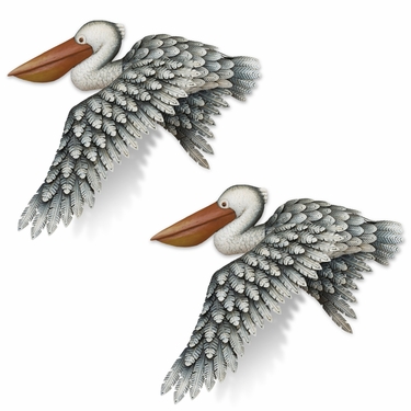 3D Pelican Flight Wall Decor (Set of 2) - Click to enlarge