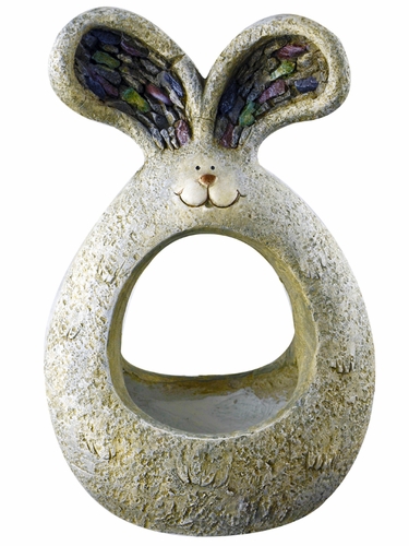 3D Stone Rabbit Planter - Click to enlarge