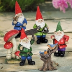 4" Mini Gnomes Set  (6pc)