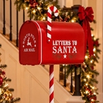 44" Large Iron Red "North Pole" Mailbox 44" Large Iron Red "North Pole" Mailbox