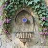 45" Santorini Iron & Mosaic Hanging Wall Planter - Bronze