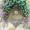 45" Santorini Iron & Mosaic Hanging Wall Planter - Mossy Blue