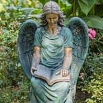 46" Reading Angel Statue "Dina" - Antique Bronze