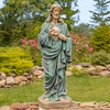 48" Jesus Statue w/Sacred Heart - Antique Bronze