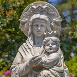 48" Lady of Perpetual Help Garden Statue - Antique Grey