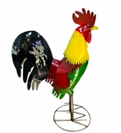 48" Large Giro Rooster - Recycled Metal 48" Large Giro Rooster - Recycled Metal