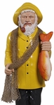 48" Salty Fisherman Statue