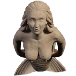 48" Swimming Mermaid Hanging Decor - Roman Stone
