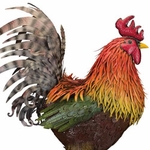 49" Giant Napa Rooster Decor