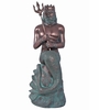 52" King Neptune (Poseidon) Statue - Verde Broze