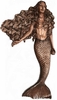 56" Wall Mermaid - Wood Finish