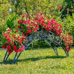 5ft. Everlasting Love Bridge Plant Stand - Cobalt Blue