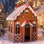 6.5ft. Life-Size Iron Gingerbread Dreamhouse 6.5ft. Life-Size Iron Gingerbread Dreamhouse