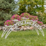 6.6ft. Endless Love Bridge Plant Stand - Antique White