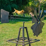 60" Dog Chasing Rabbit Windmill 60" Dog Chasing Rabbit Windmill