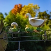 60" Mother Duck & Hatchlings Motion Windmill