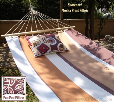 60 Thompson Stripe Fabric Hammock - Click to enlarge