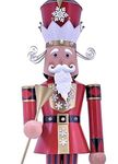 61" Iron Christmas Nutcracker w/Trumpet & LED Lights "David"