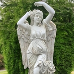 63" Magnesium Angel Statue "Farrah"