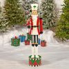 65" Iron Nutcracker w/Candy Cane & LED Lights "Christopher"