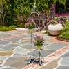 65" Two-Tier Sailor Ball Plant Stand - Antique White