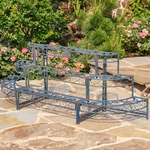 6Ft. 3-Tier Staging Plant Stand Display - Cobalt Blue