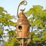 70" Yankee Doodle Conical Birdhouse Stake 70" Yankee Doodle Conical Birdhouse Stake