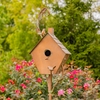71" Yankee Doodle Feather Birdhouse Stake
