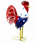 72" Large American Rooster - Recycled Metal 72" Large American Rooster - Recycled Metal