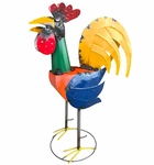 72" Large Classic Rooster - Recycled Metal 72" Large Classic Rooster - Recycled Metal