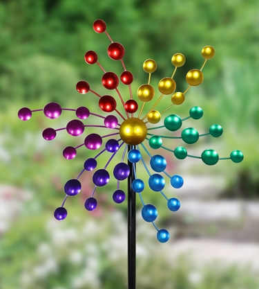 Kaleidoscope Cup Wind Spinner - Click to enlarge