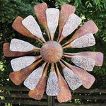 84" Floral Paddles Wind Spinner