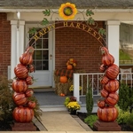 9.7 ft. Large Iron "Happy Harvest" Arch 9.7 ft. Large Iron "Happy Harvest" Arch
