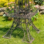 9ft. Eiffel Tower Inspired Plant Stand - Copper Brown