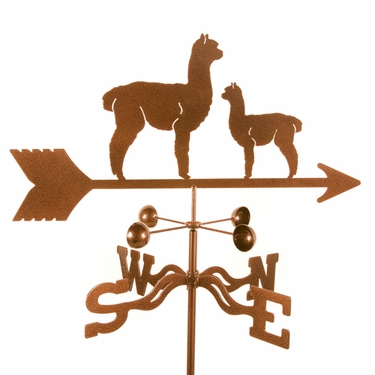 Alpaca & Baby Weathervane - Click to enlarge