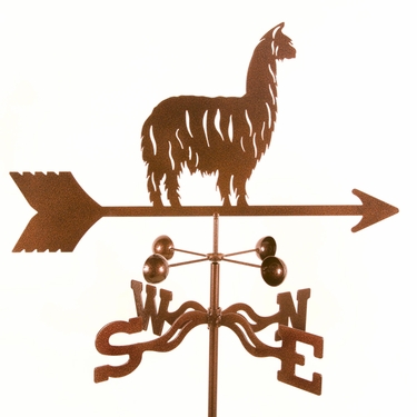 Alpaca Llama Weathervane - Click to enlarge