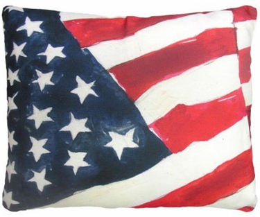 America Flag Outdoor Pillow - Click to enlarge