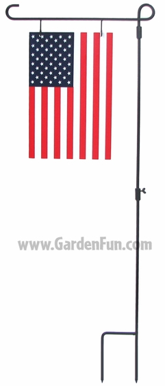 American Flag Metal Garden Stake - Click to enlarge